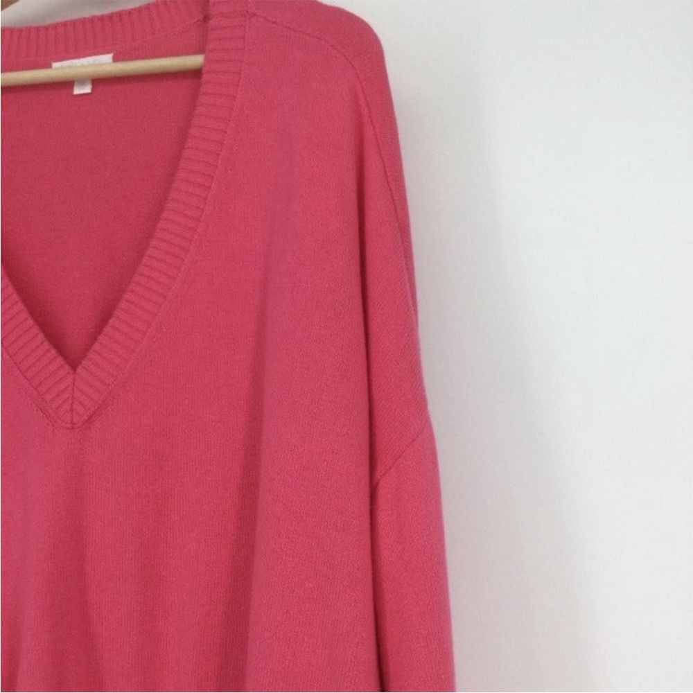 Abound Pink V-Neck Sweater - Picture 4 of 7